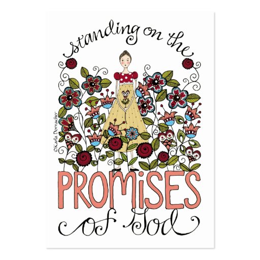 Promises - Inspiration Card Business Card Template (front side)