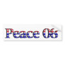 Promote Peace in 2008 Bumper Sticker