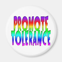 Promote Tolerance Rainbow Magnet