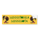 PROMOTE TRAVEL MINNESOTA MICHIGAN BUMPER STICKERS