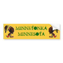 PROMOTE TRAVEL MINNESOTA MICHIGAN BUMPER STICKERS