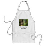 Promoted to Grandpa! BBQ Chefs apron Redwoods