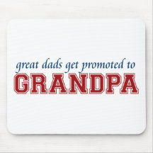 Promoted to Grandpa Mouse Pads