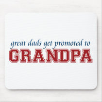 Promoted to Grandpa Mouse Pads