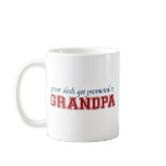 Promoted to Grandpa mugs