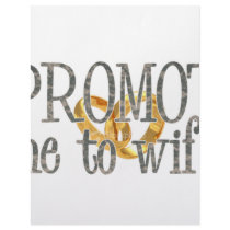 promoted to wife customized letterhead