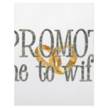 promoted to wife customized letterhead