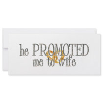 promoted to wife rack cards