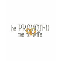 promoted to wife t-shirts