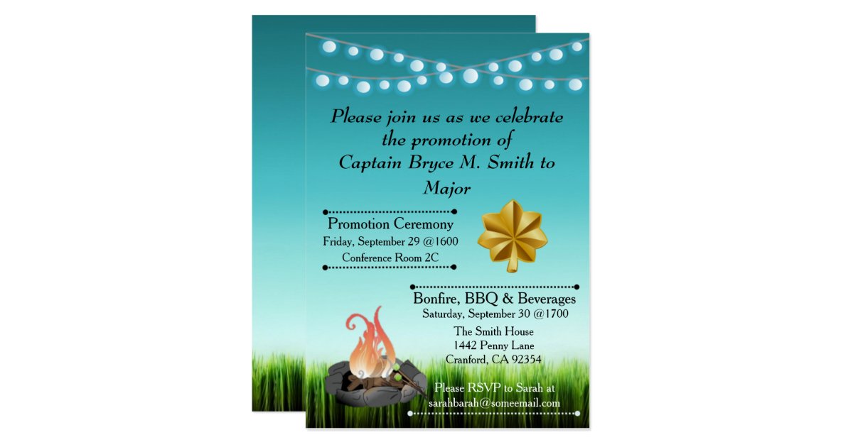 Promotion Celebration Invitation Zazzle