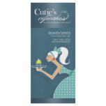 Promotional Cupcake Menu Cutie's Cupcakes Rack Card