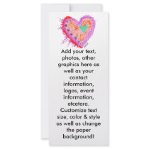 PROMOTIONAL RACK CARDS - Happy Heart