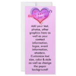 PROMOTIONAL RACK CARDS - Happy Valentine's Day