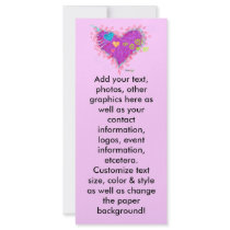 PROMOTIONAL RACK CARDS - HEARTS A FIRE!