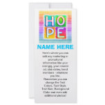 Promotional Rack Cards - Hope Pop Art 