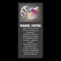 Promotional Rack Cards - Music Mask rack cards