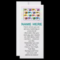 Promotional Rack Cards - Pop Art Eyes rack cards
