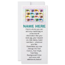 Promotional Rack Cards - Pop Art Eyes