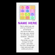 Promotional Rack Cards - Pop Art Lips rack cards