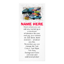 Promotional Rack Cards - Route 66 Classic Cars