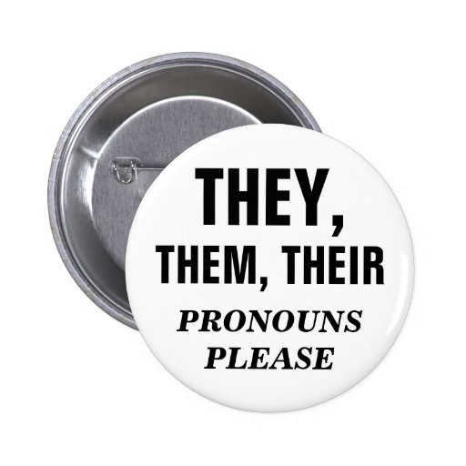 Pronouns Template Button Zazzle Pronouns Template Button Zazzle