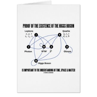 Proof Of The Existence Of The Higgs Boson Greeting Card
