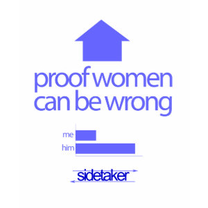 Proof Women Can Be Wrong zazzle_shirt