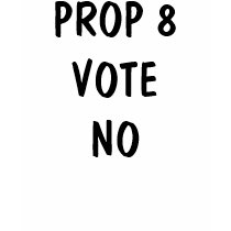 PROP 8 VOTE NO T-shirt (women's) by animaducta PROP 8 VOTE NO T-shirt (women's)