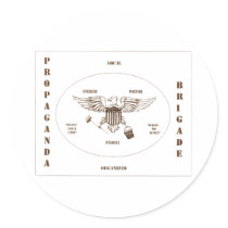"Propaganda Brigade" Stickers