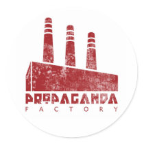 Propaganda factory sticker by Freshroasted Propaganda factory sticker
