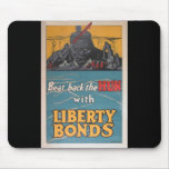 Propaganda Poster "Beat Back the Hun" Mouse Pad