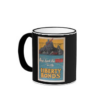 Propaganda Poster "Beat Back the Hun" WWI Mug