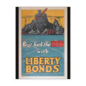 Propaganda Poster "Beat Back the Hun" WWI postcards by harlowandcompany Propaganda Poster "Beat Back the Hun" WWI postcards