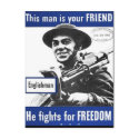 Propaganda Poster Postcard