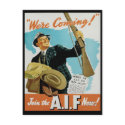Propaganda Poster Postcard