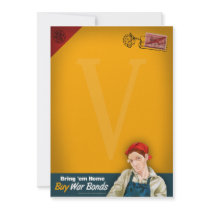 Propaganda Stationery Personalized Invites