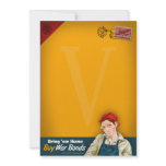 Propaganda Stationery Personalized Invites