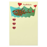 Propelled by love customized stationery