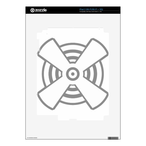 Propeller Decal For iPad 2