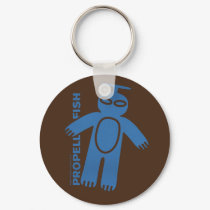 PROPELLER FISH keychain by avipaulweinstein PROPELLER FISH keychain