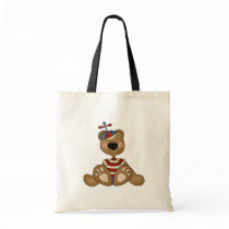 Propeller Hat Boy Bear Tshirts and Gifts Tote Bags