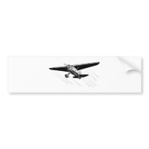 propeller plane airplane aircraft flying flight bumper stickers