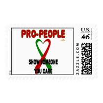ProPeopleRedGreenRibbonProPeopleRedShowSomeoneYouC Postage Stamps