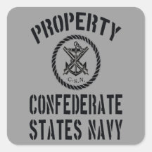 Property Confederate States Navy Sticker