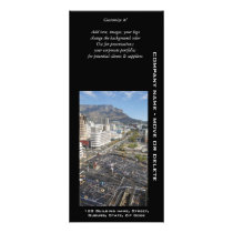 Property developers presentation flyer commercial rack card