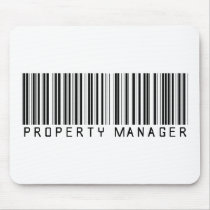 Property Manager Bar Code mousepads by NotWorking Property Manager Bar Code mousepads