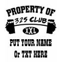 Property Of 325 Club XXL Ladies Spaghetti Top t-shirts