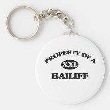 Property of a BAILIFF Key Chain