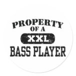 Property of a Bass Player Sticker