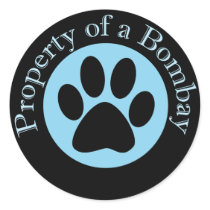 Property of a Bombay stickers